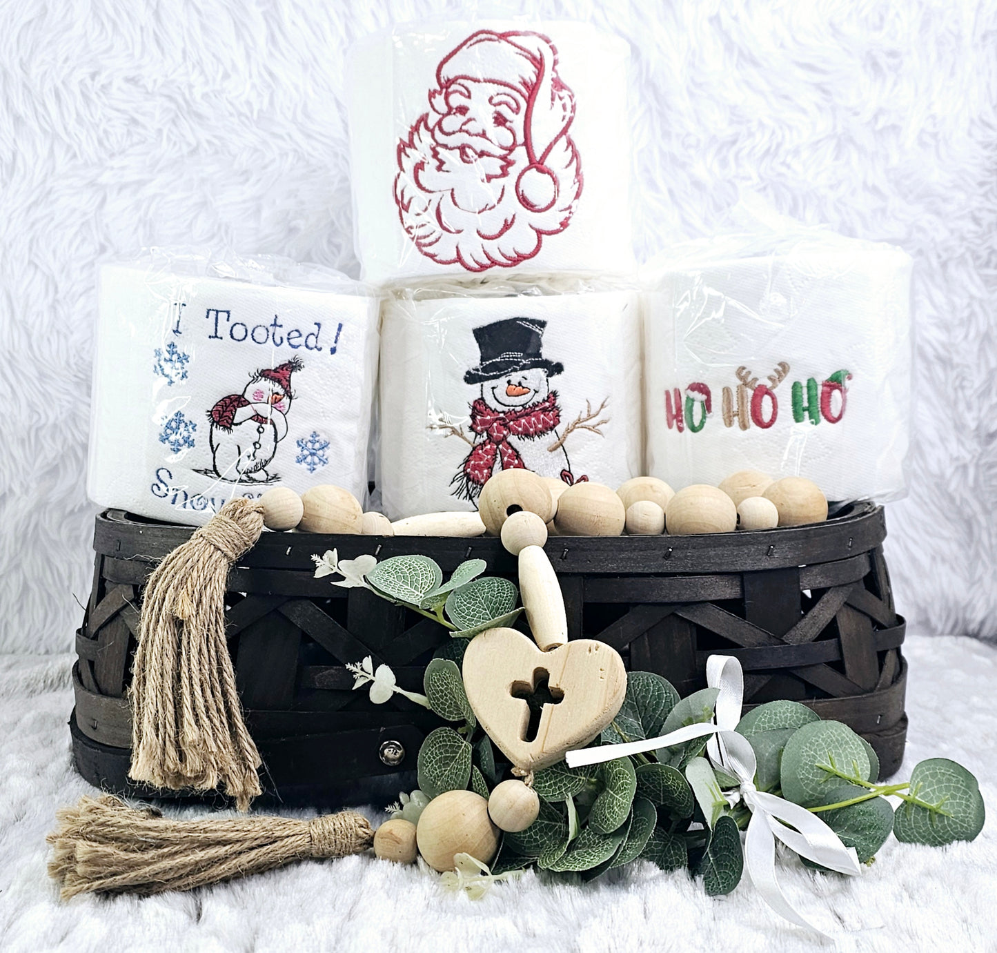 Embroidered Bathroom Tissue