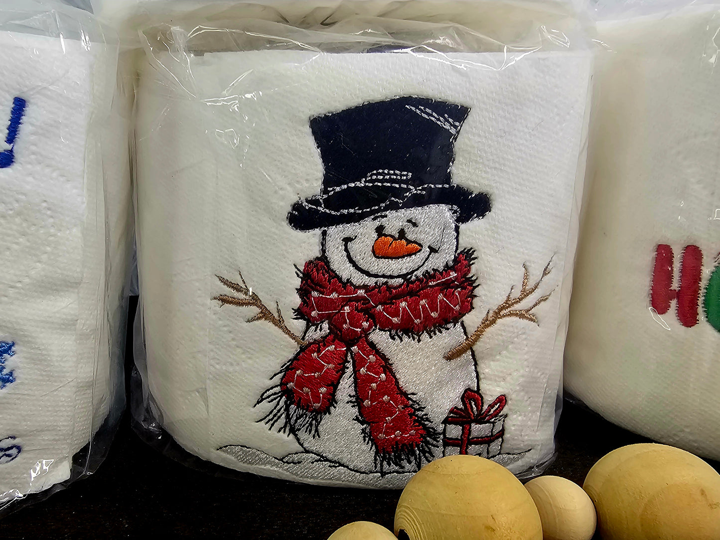 Embroidered Bathroom Tissue