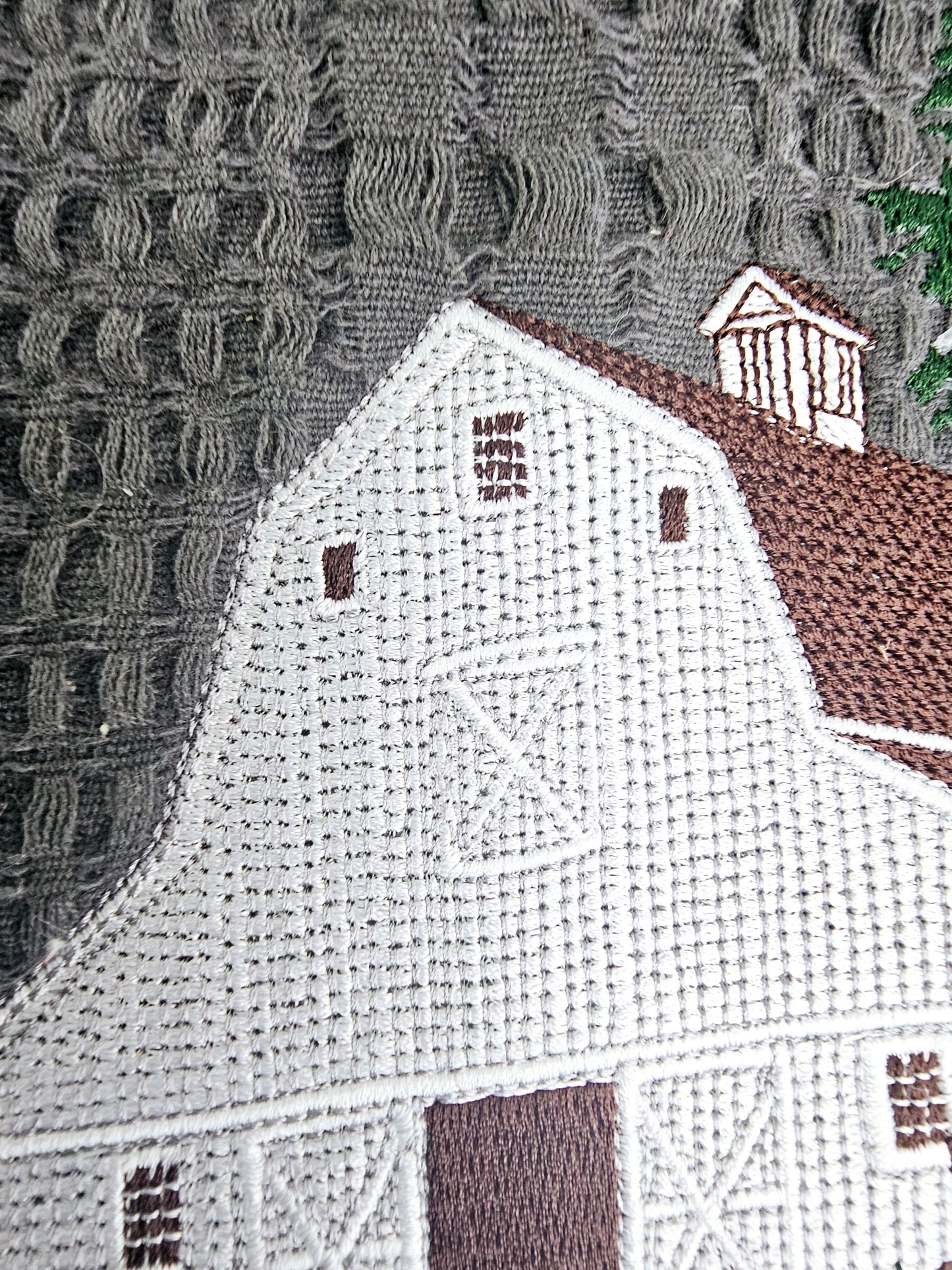 Machine Embroidered Horse Kitchen towel set.