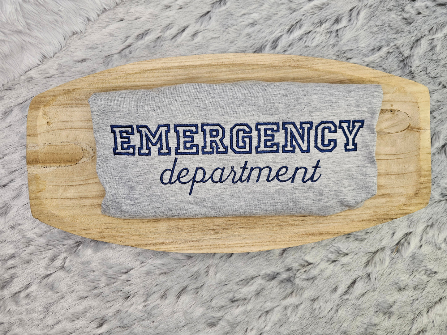 Medical professional shirt.