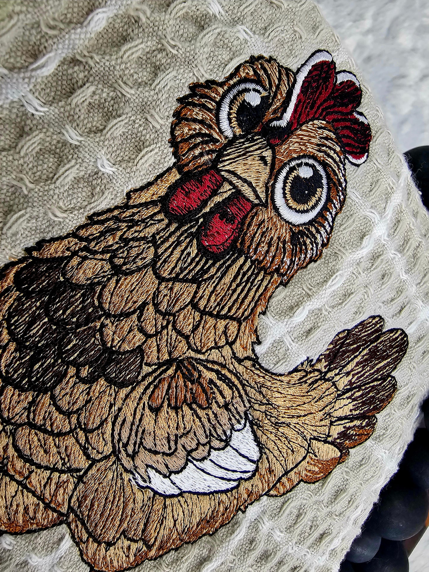 Embroidered decorative Kitchen towels (farm animals)