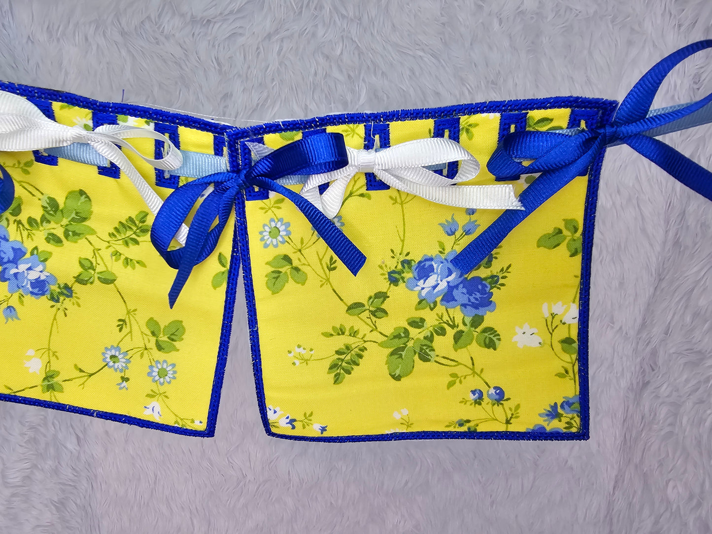 Easter Bunny on Blue dish towels