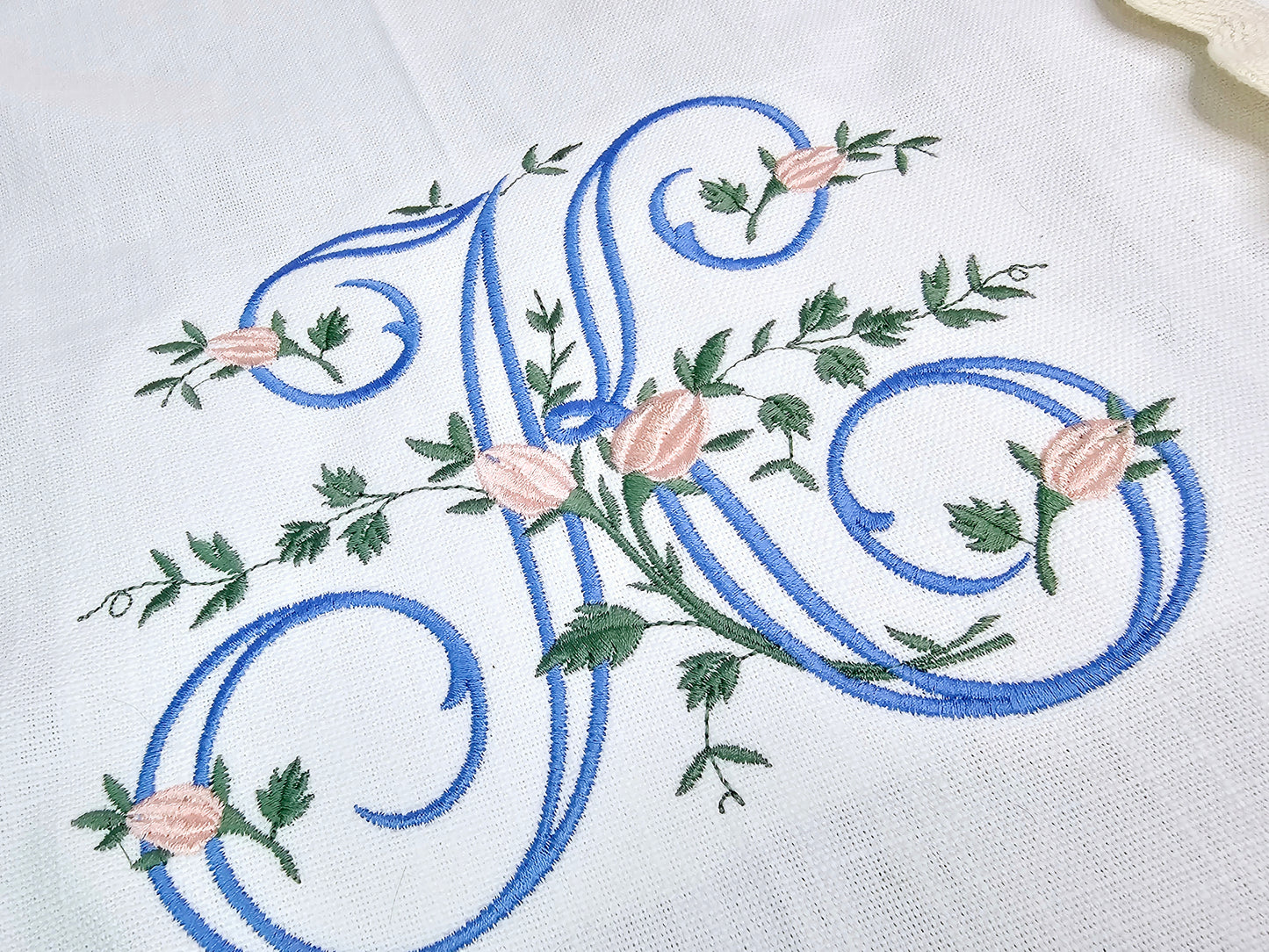 Easter Bunny on Blue dish towels