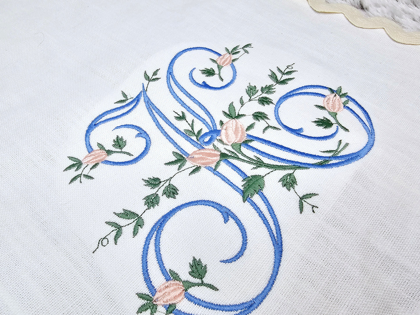 Easter Bunny on Blue dish towels