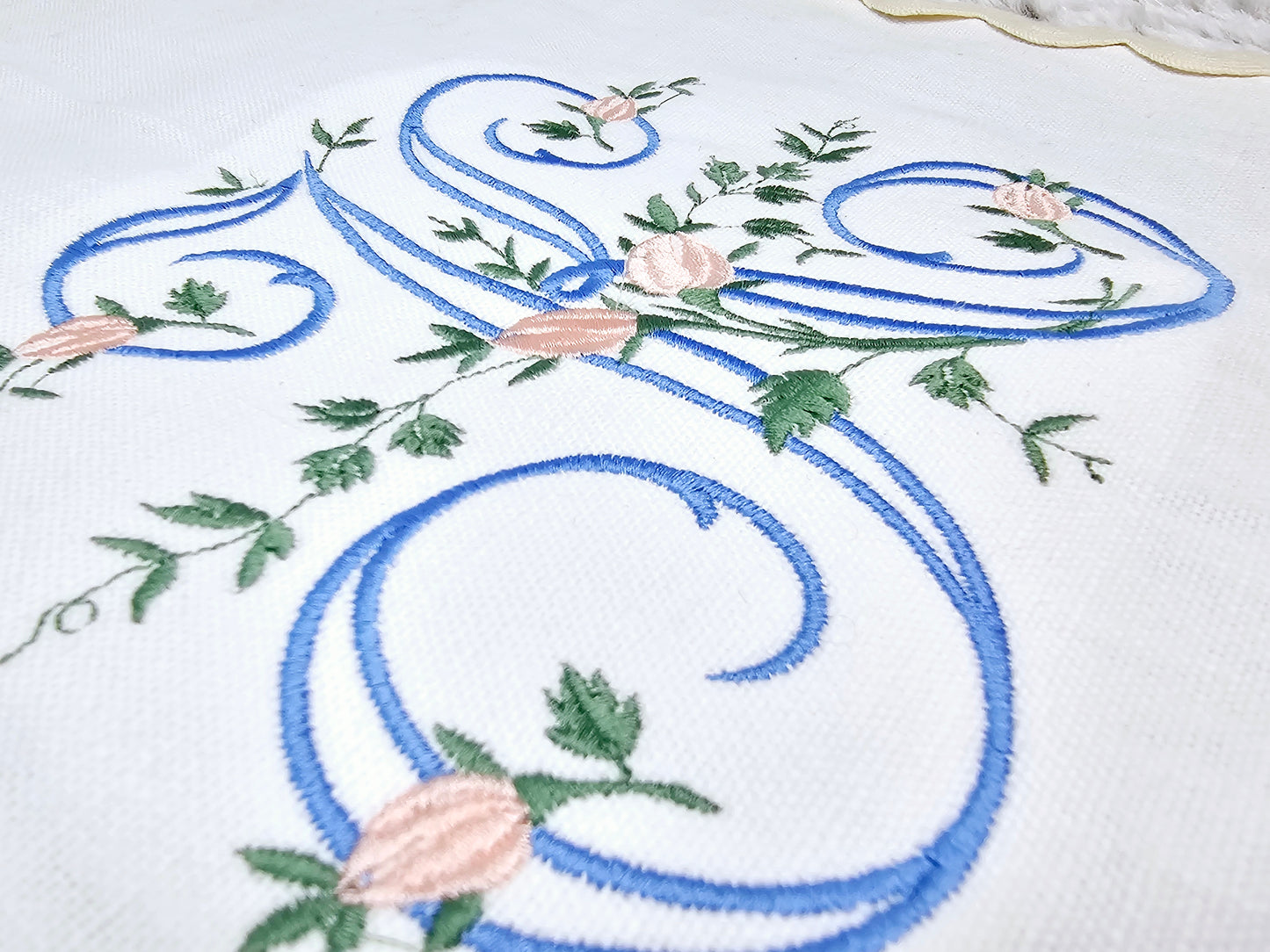 Easter Bunny on Blue dish towels