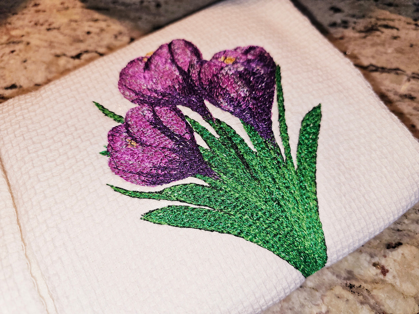 Easter Bunny on Blue dish towels