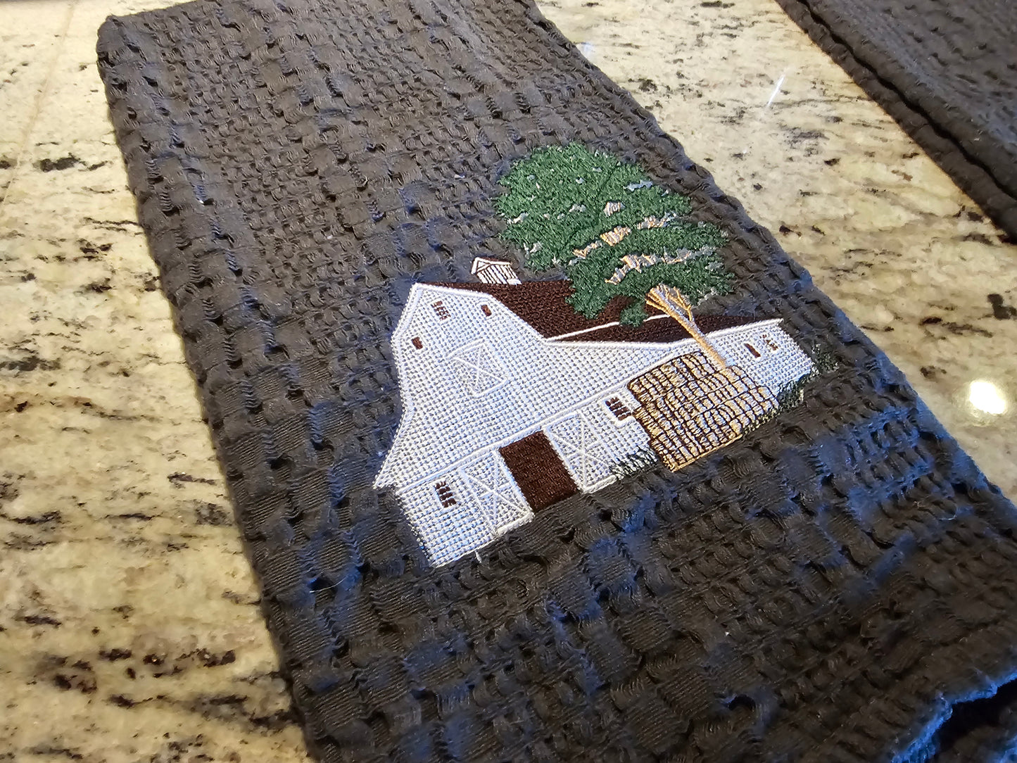Easter Bunny on Blue dish towels