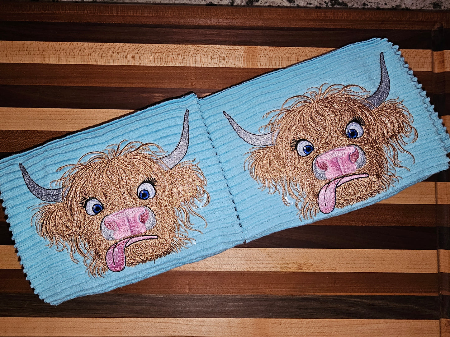 Crazy Cow Tea Towels