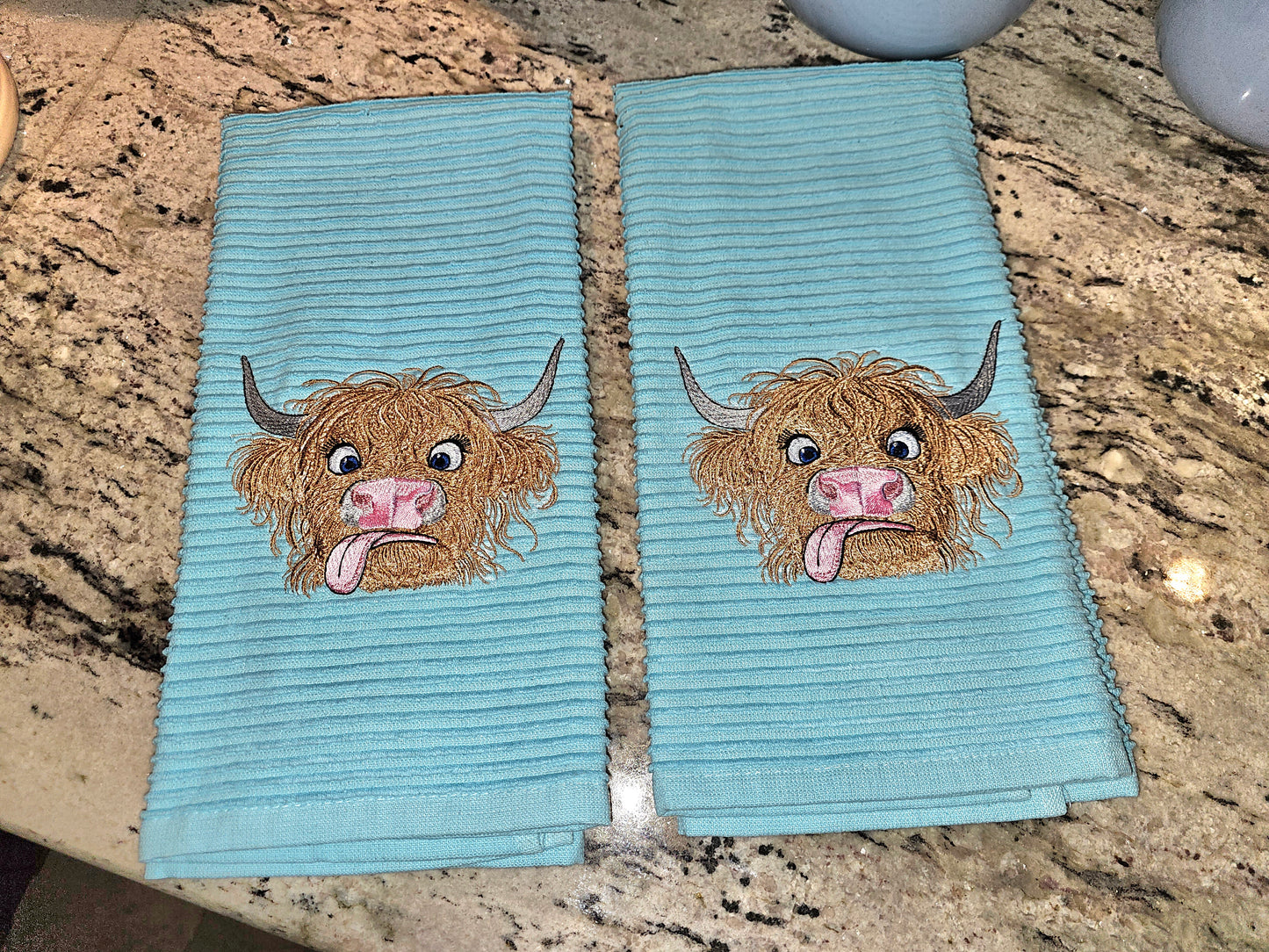 Crazy Cow Tea Towels