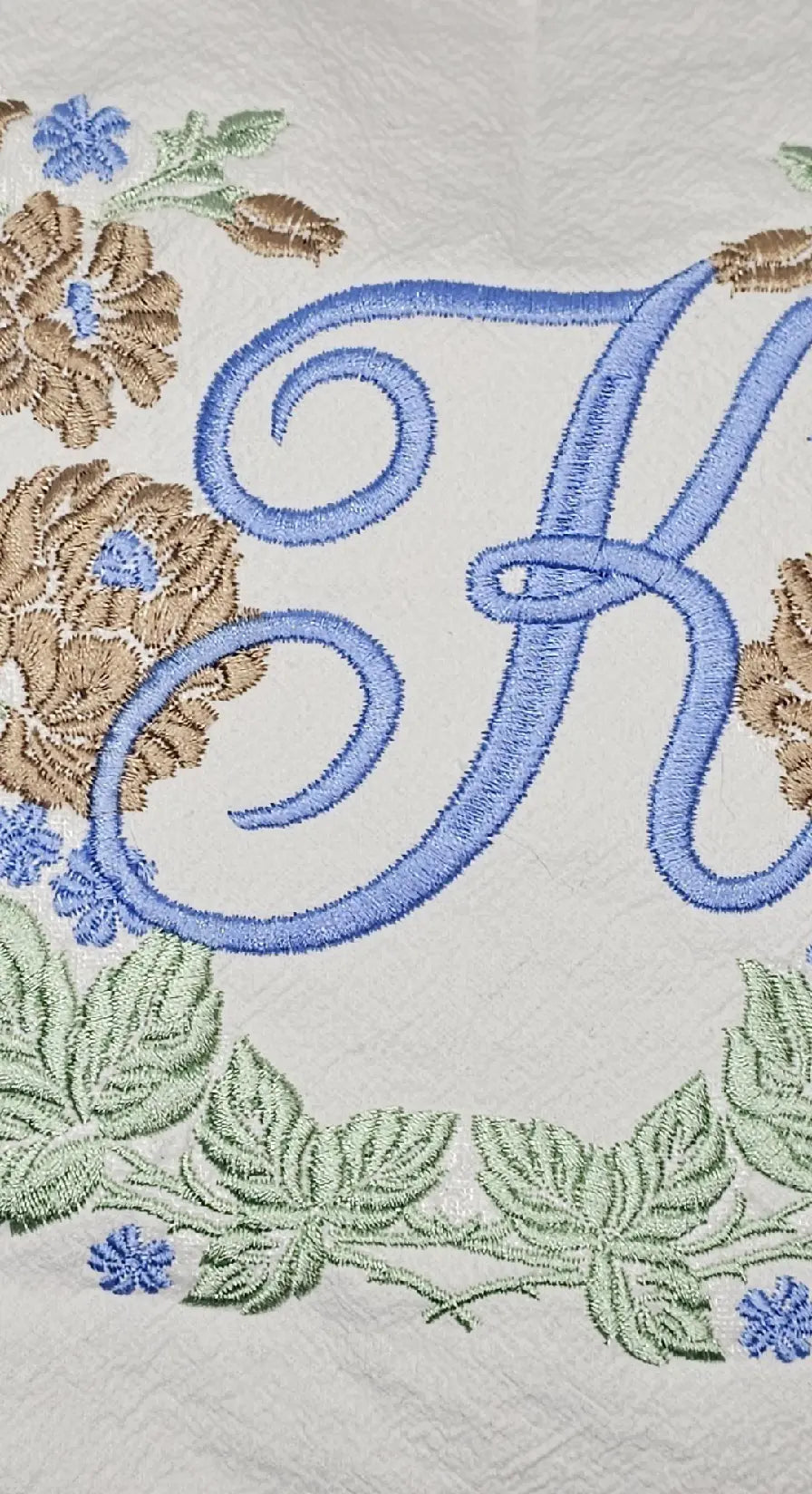 Easter Bunny on Blue dish towels