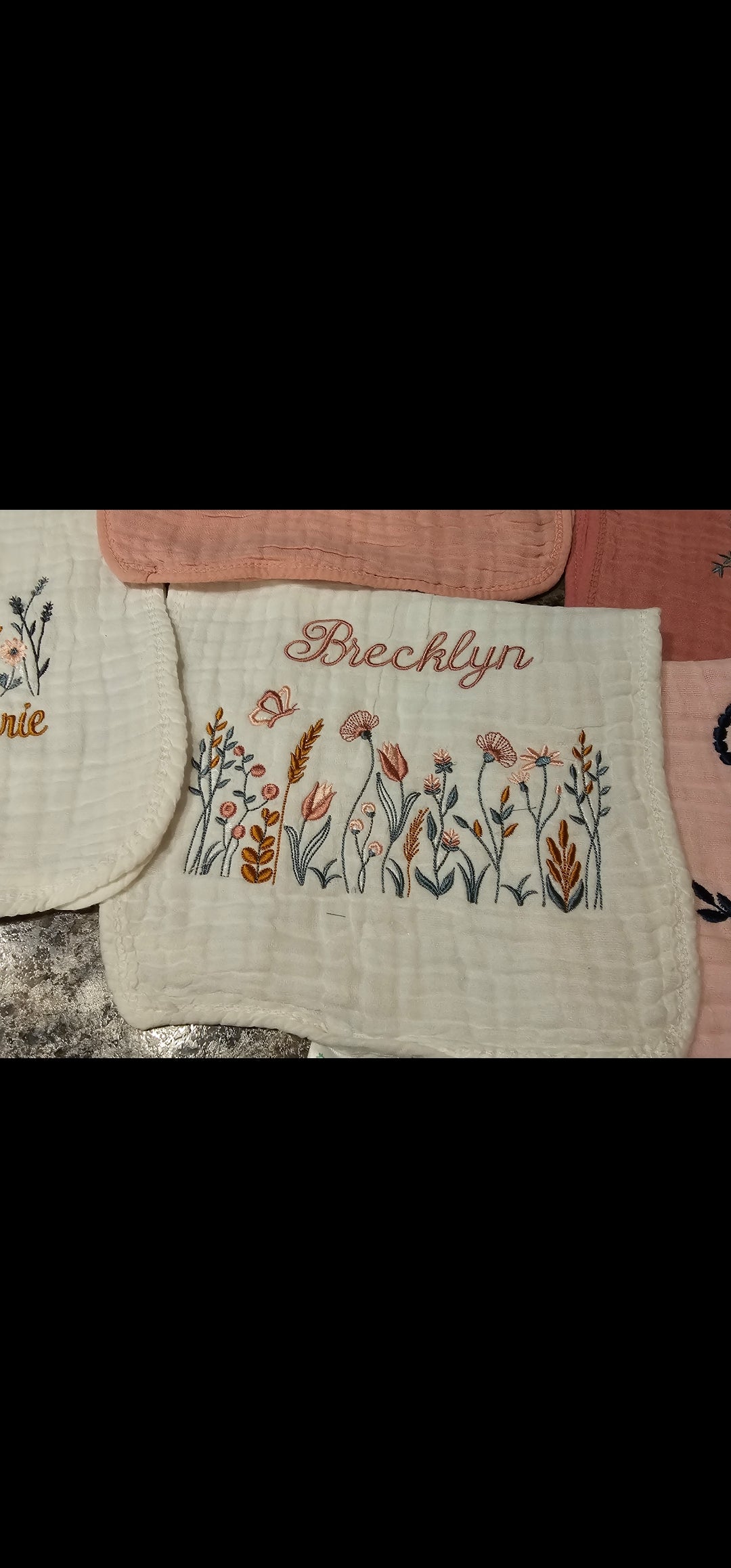 Custom Burp Muslin Cloths