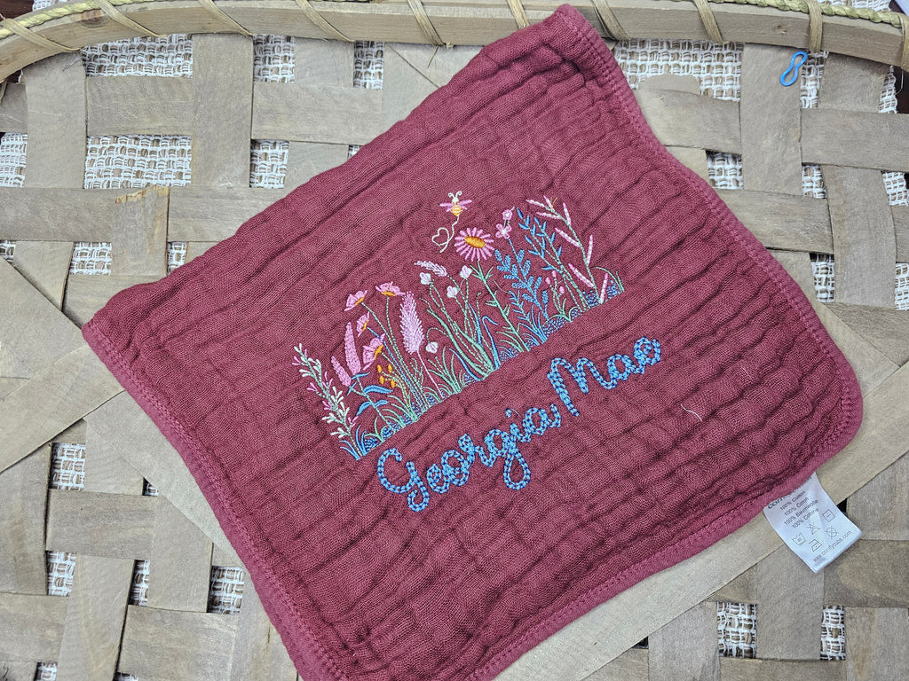 Custom Burp Muslin Cloths