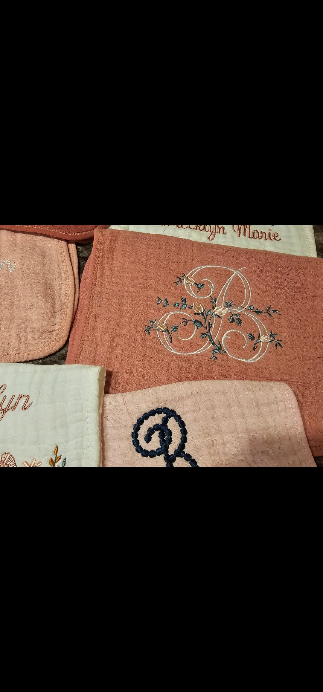 Custom Burp Muslin Cloths