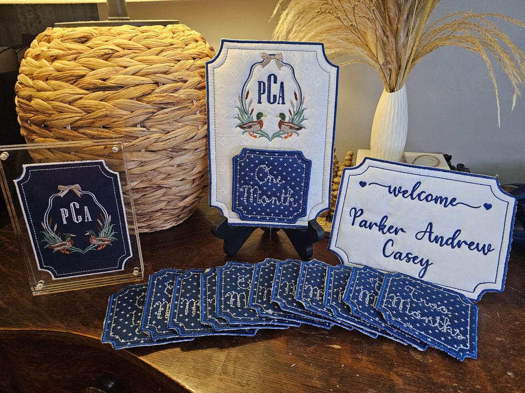 Milestone cards (welcome baby bundle)