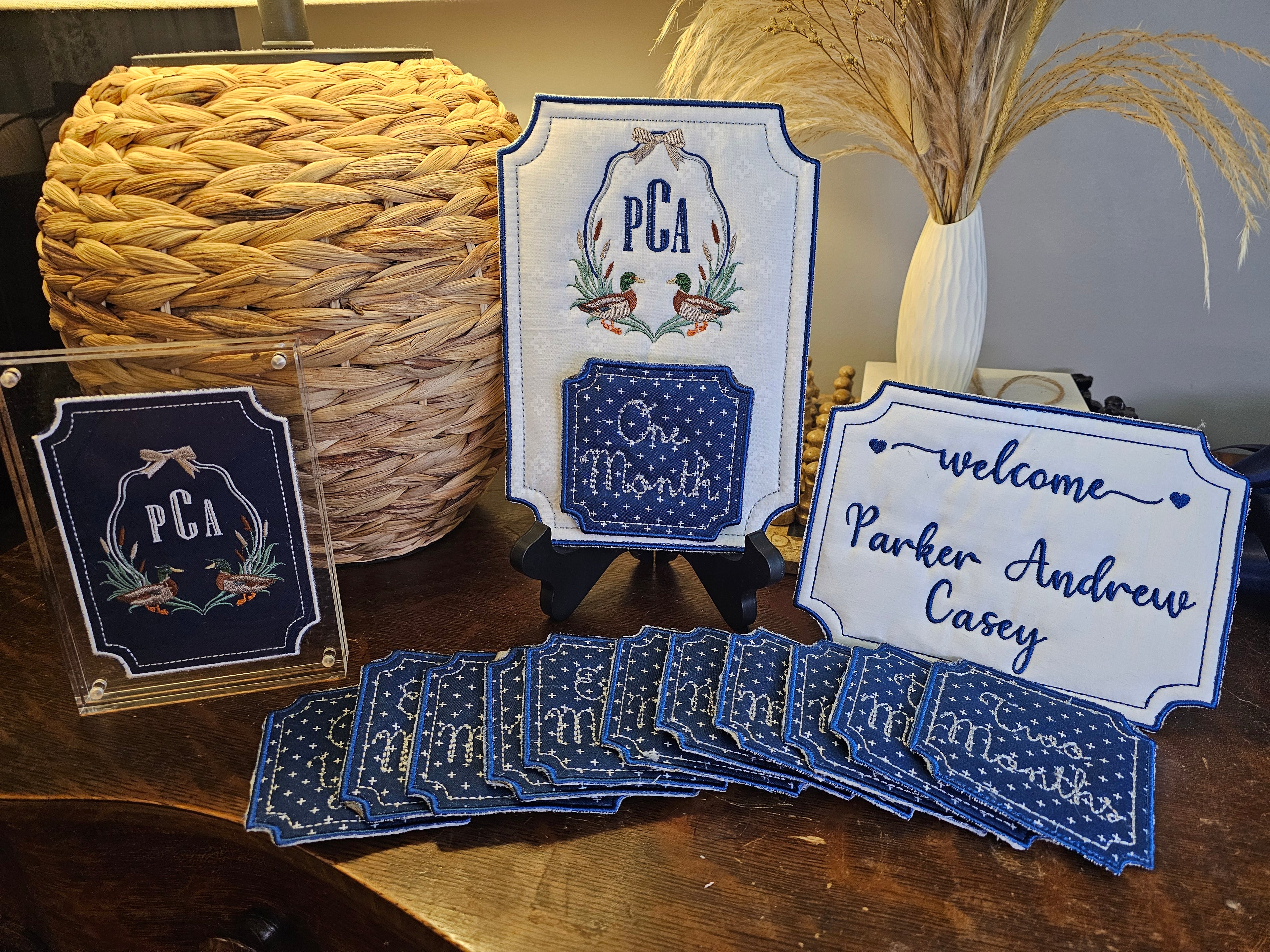 Milestone cards (welcome baby bundle)