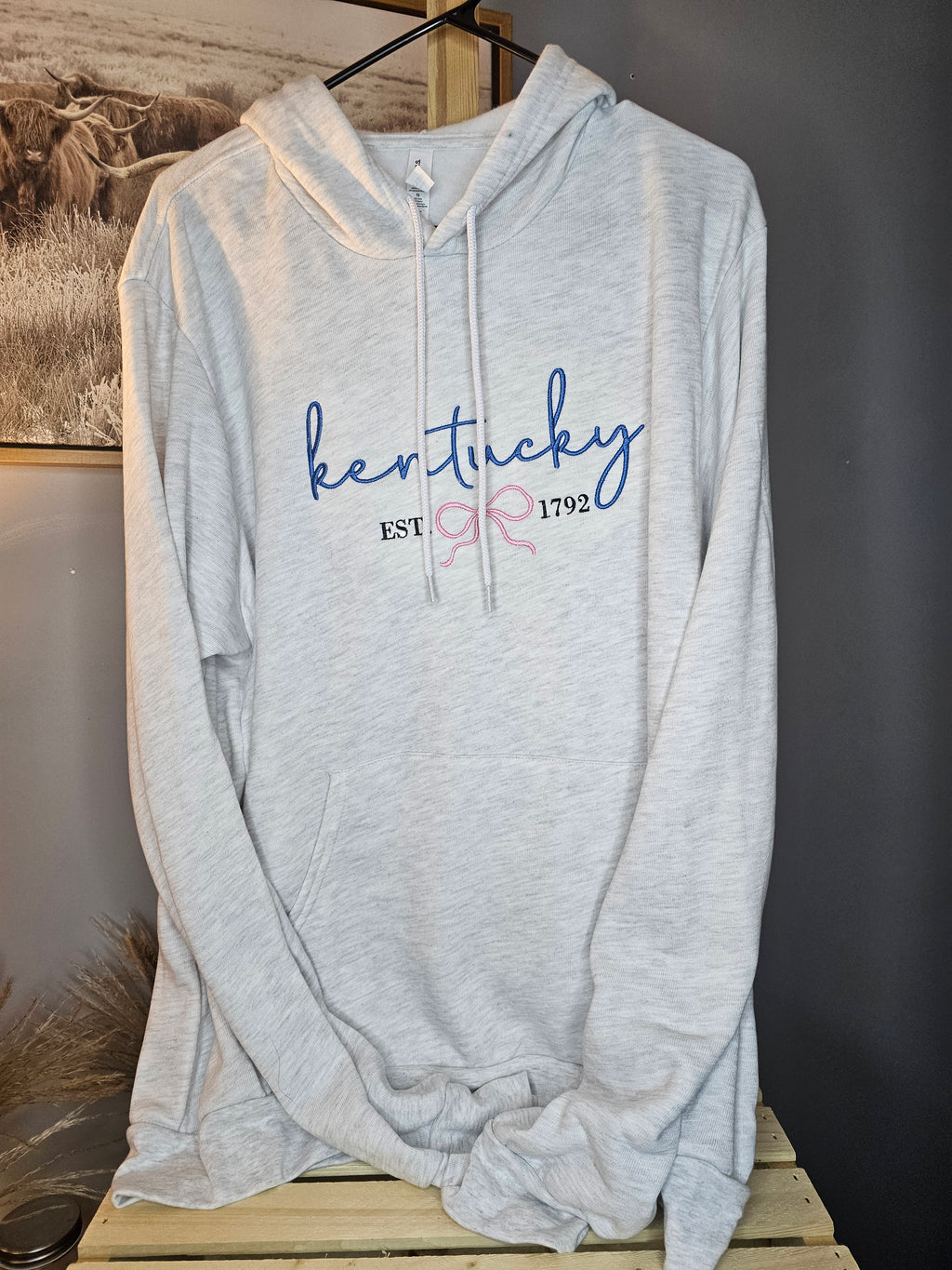 Bella canvas "kentucky" hoodie.