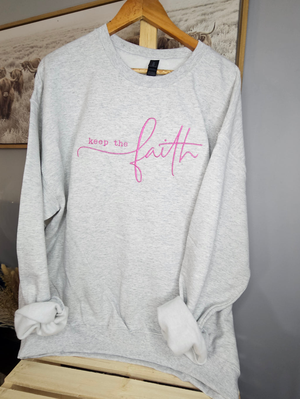 Keep the faith crewneck