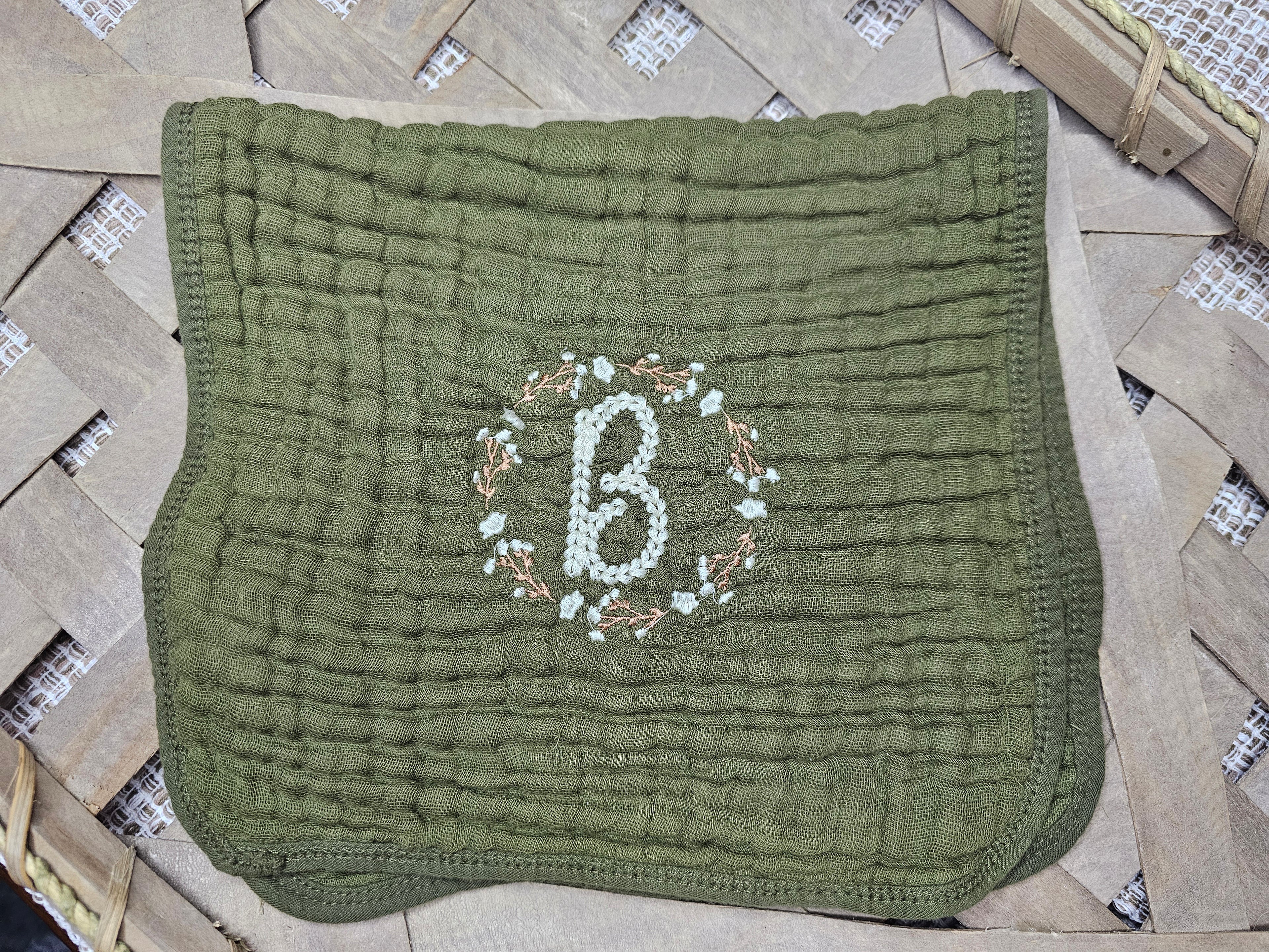 Custom Burp Muslin Cloths