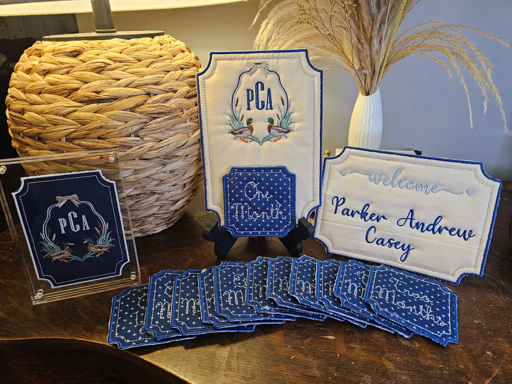 Milestone cards (welcome baby bundle)