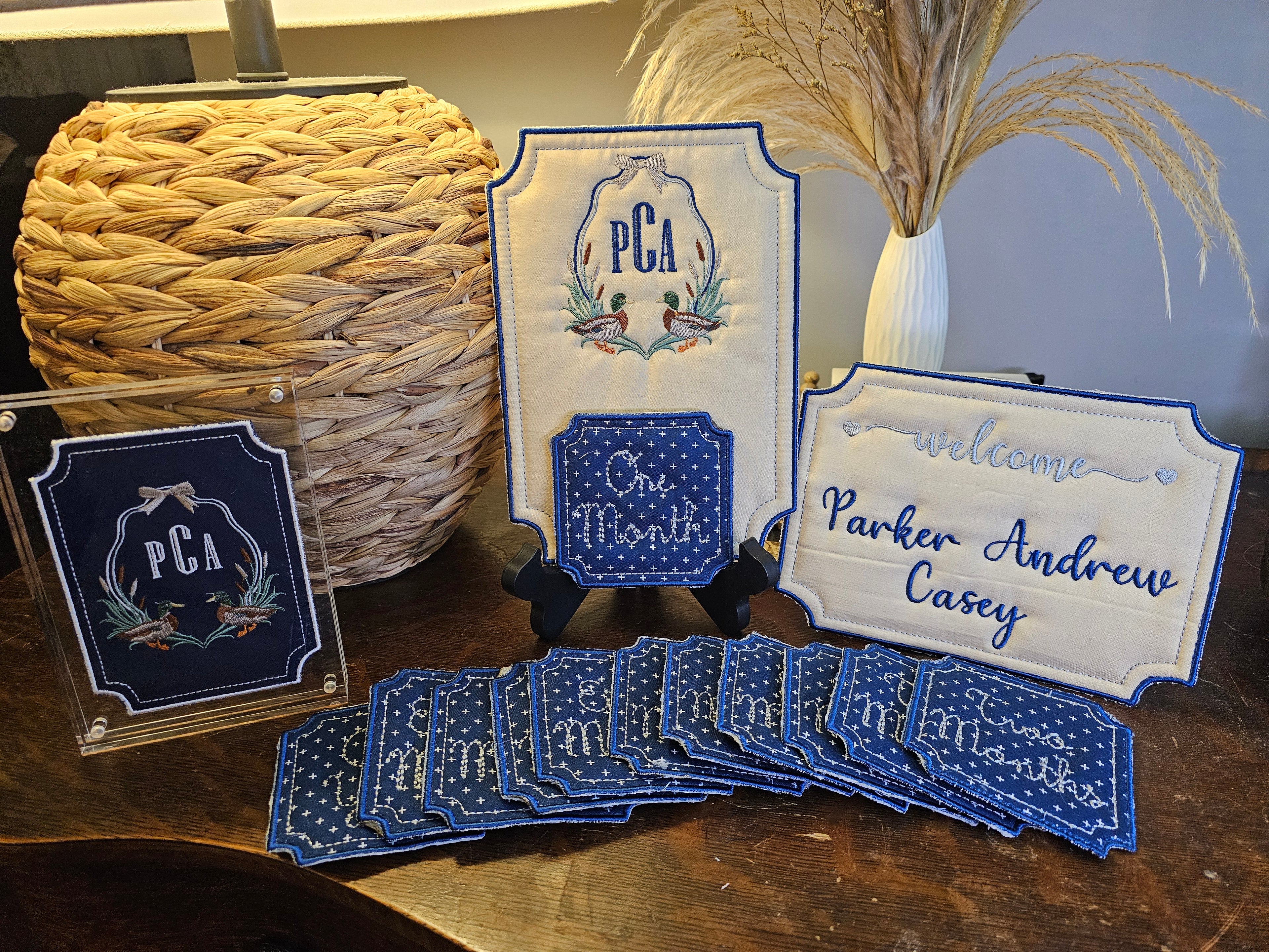 Milestone cards (welcome baby bundle)