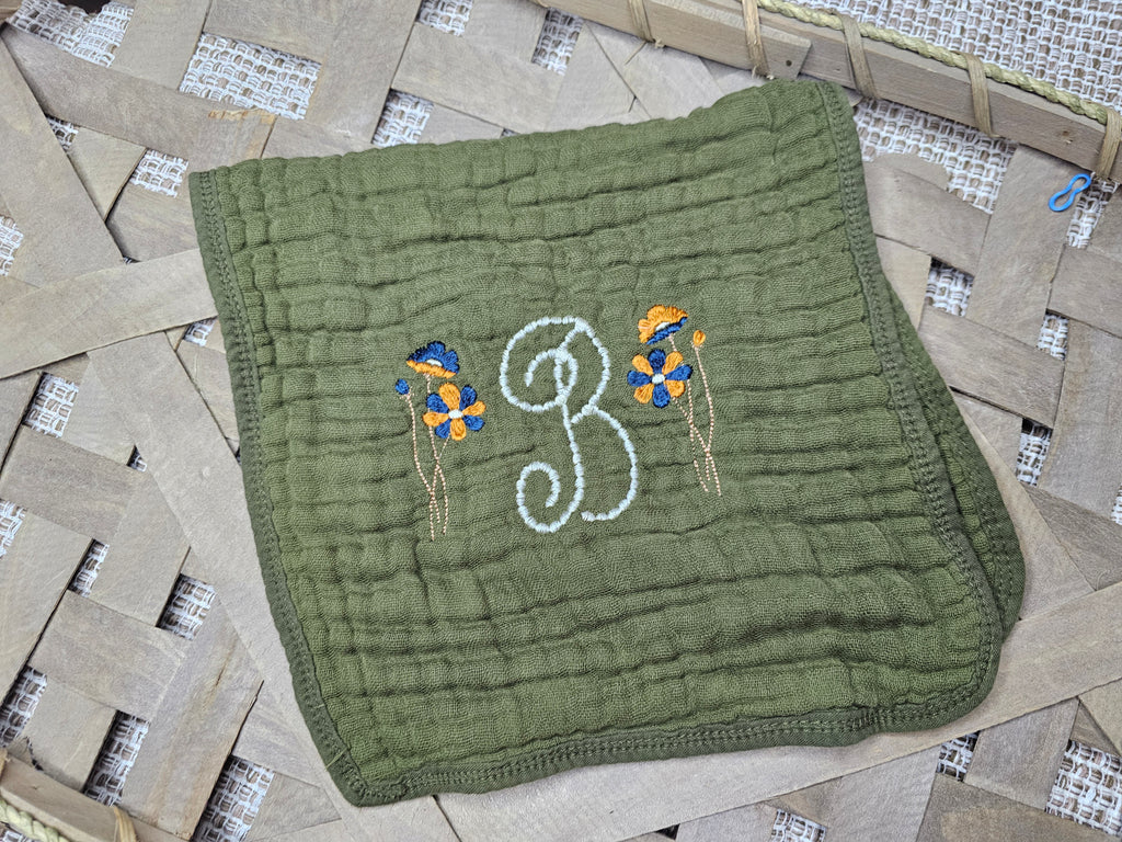 Custom Burp Muslin Cloths