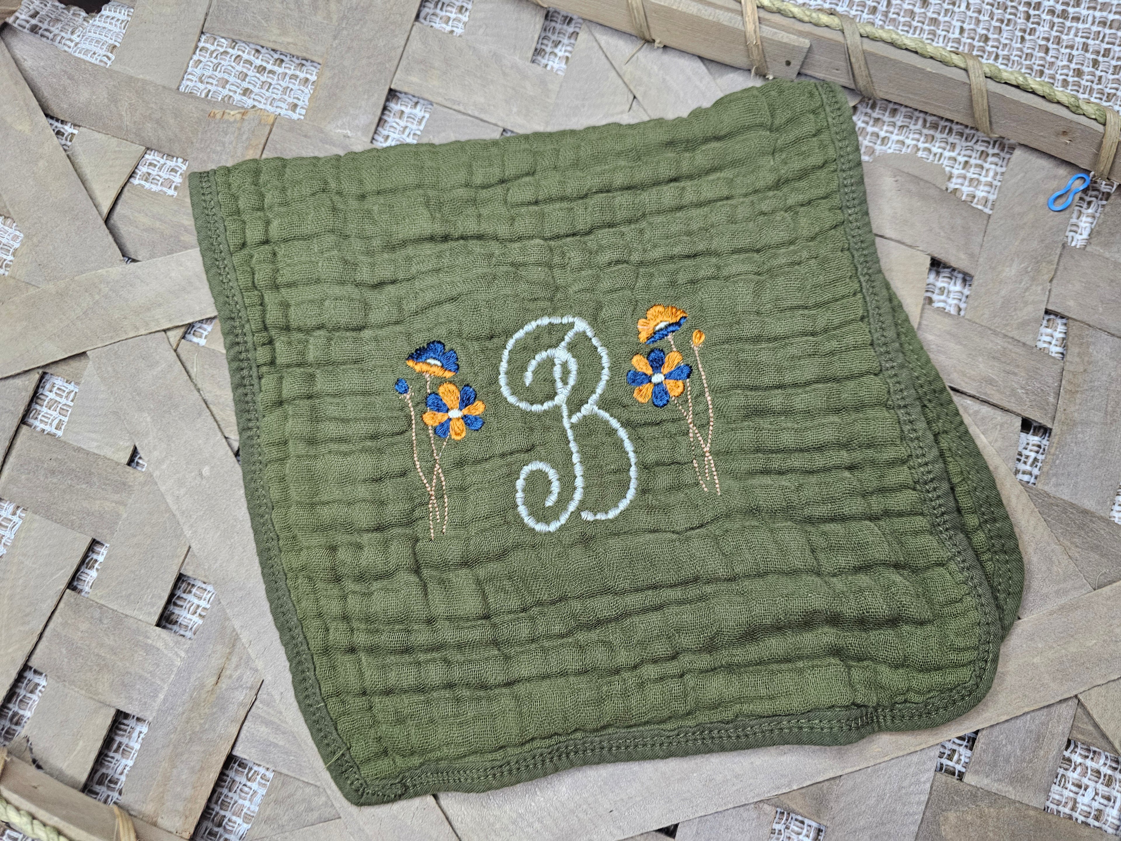 Custom Burp Muslin Cloths