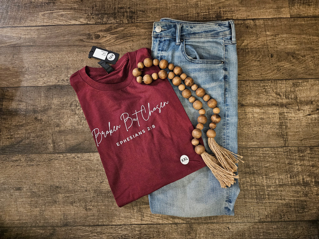 MENS BROKEN BUT CHOSEN t shirt.