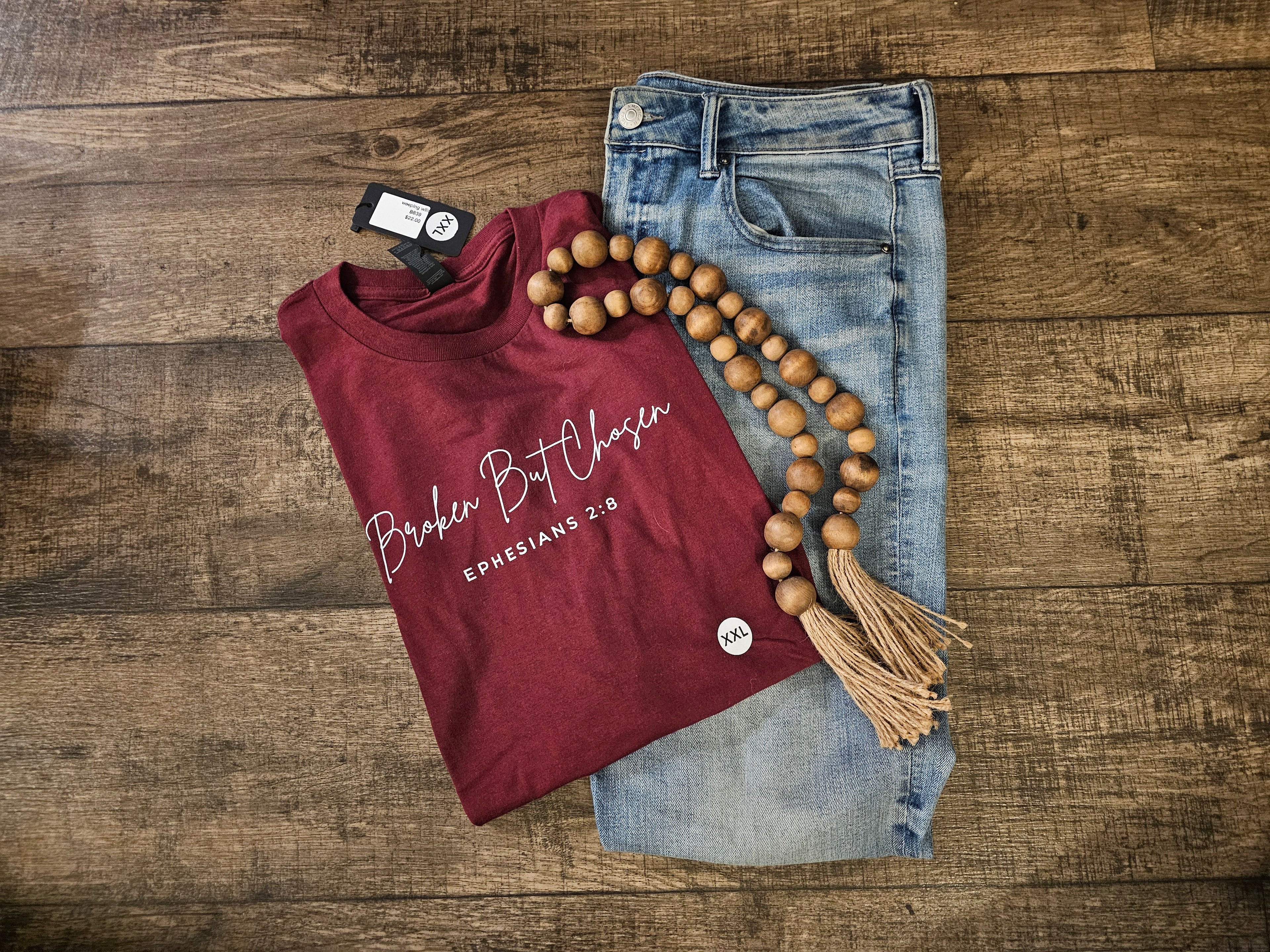 MENS BROKEN BUT CHOSEN t shirt.