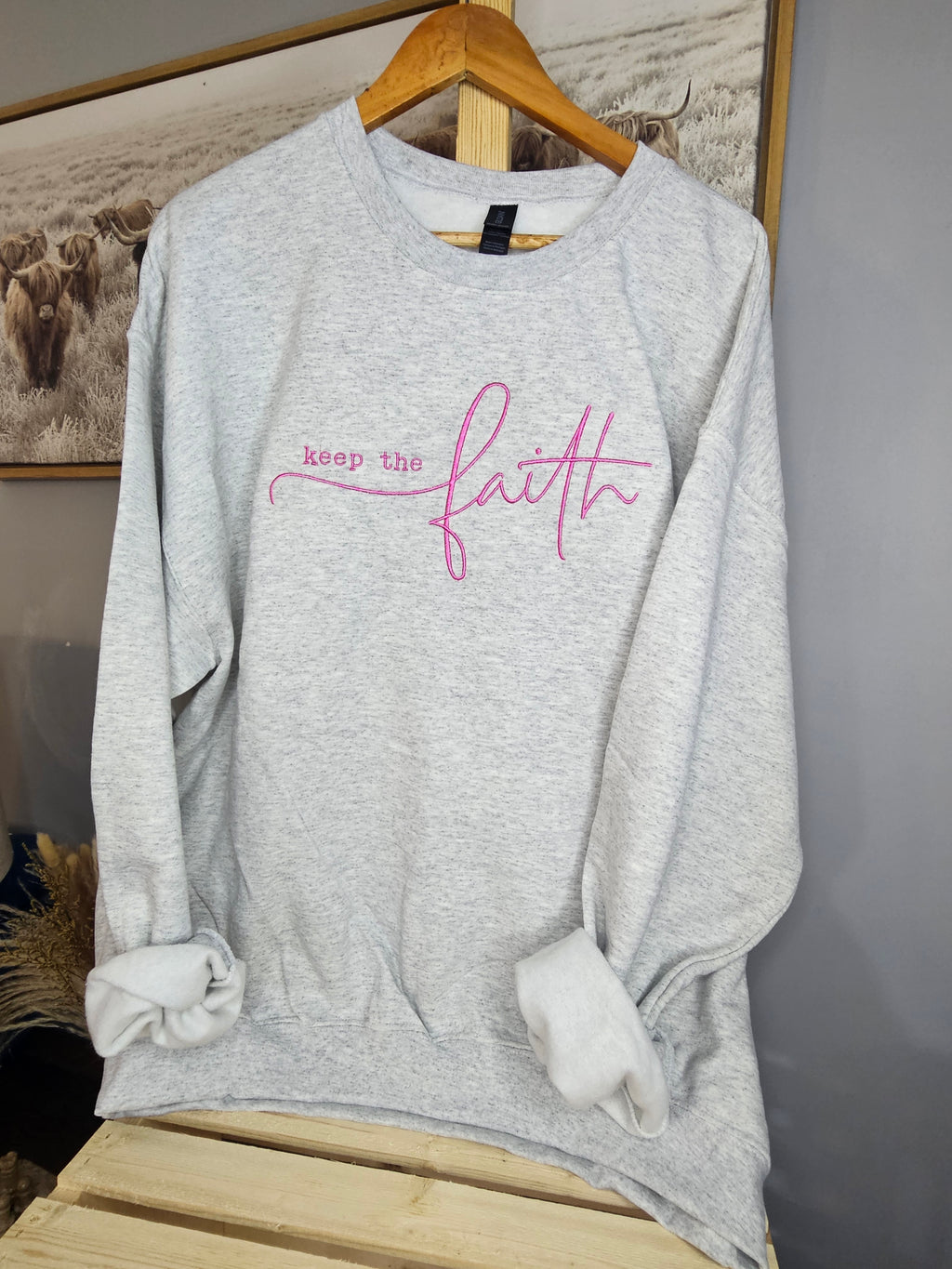Keep the faith crewneck
