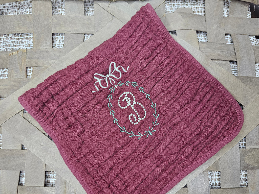 Custom Burp Muslin Cloths