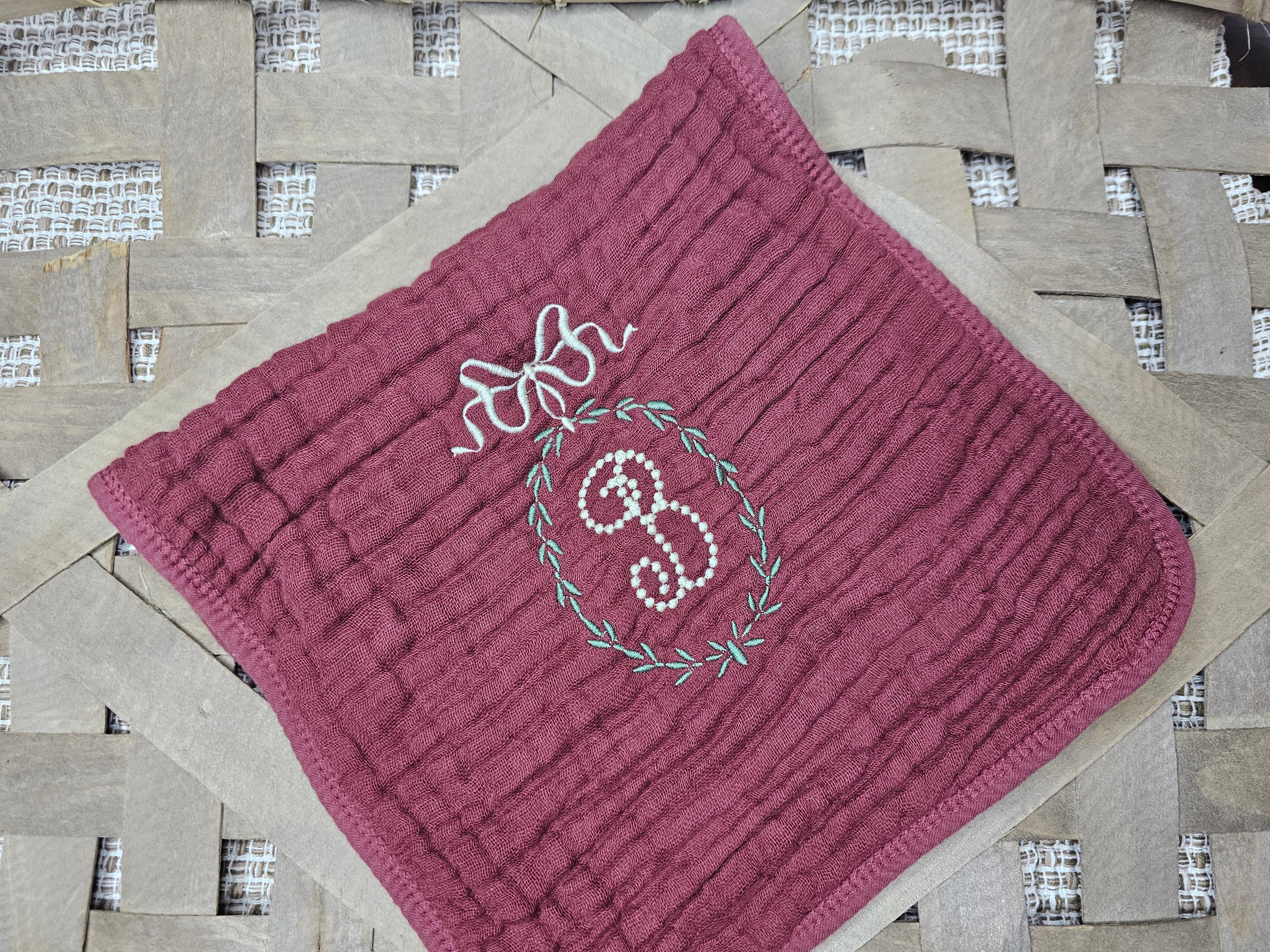 Custom Burp Muslin Cloths