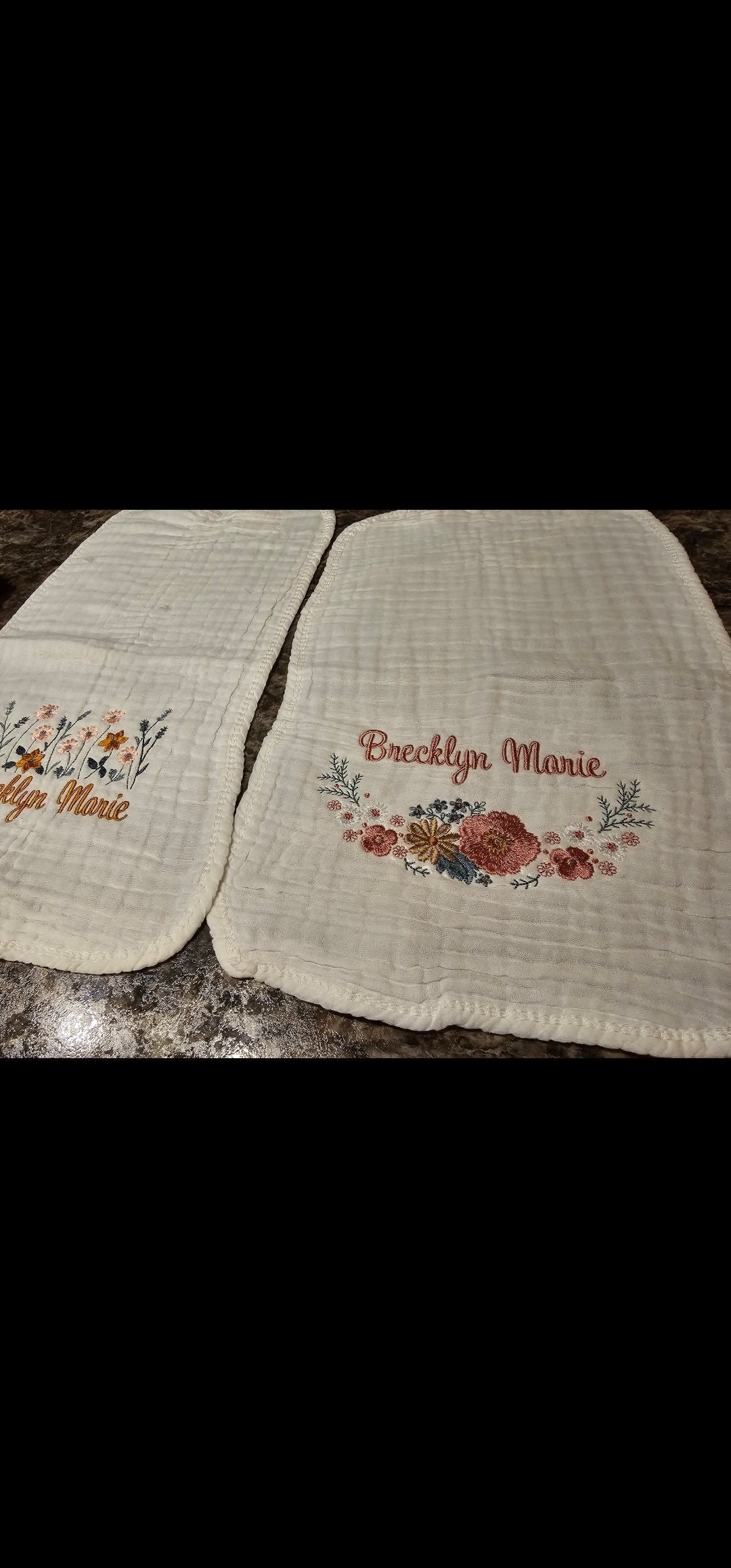 Custom Burp Muslin Cloths