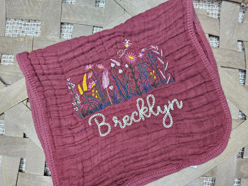 Custom Burp Muslin Cloths