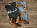 WRSHP (worship) mens worship shirt.