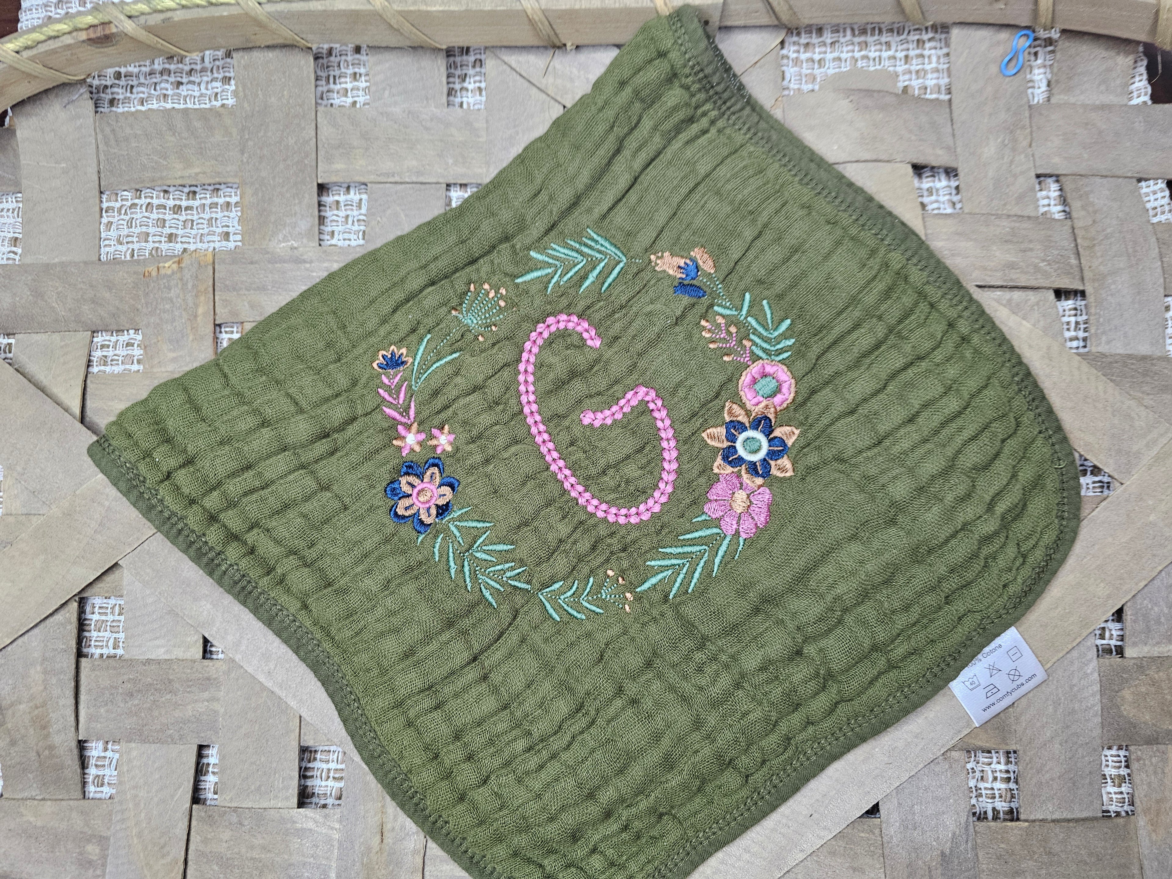 Custom Burp Muslin Cloths