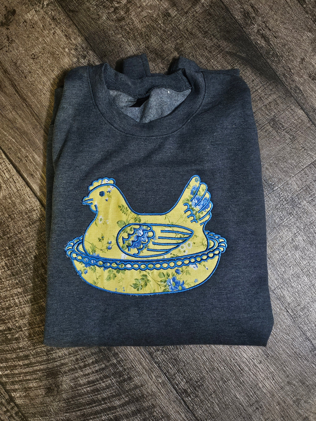 YELLOW HEN IN A BASKET