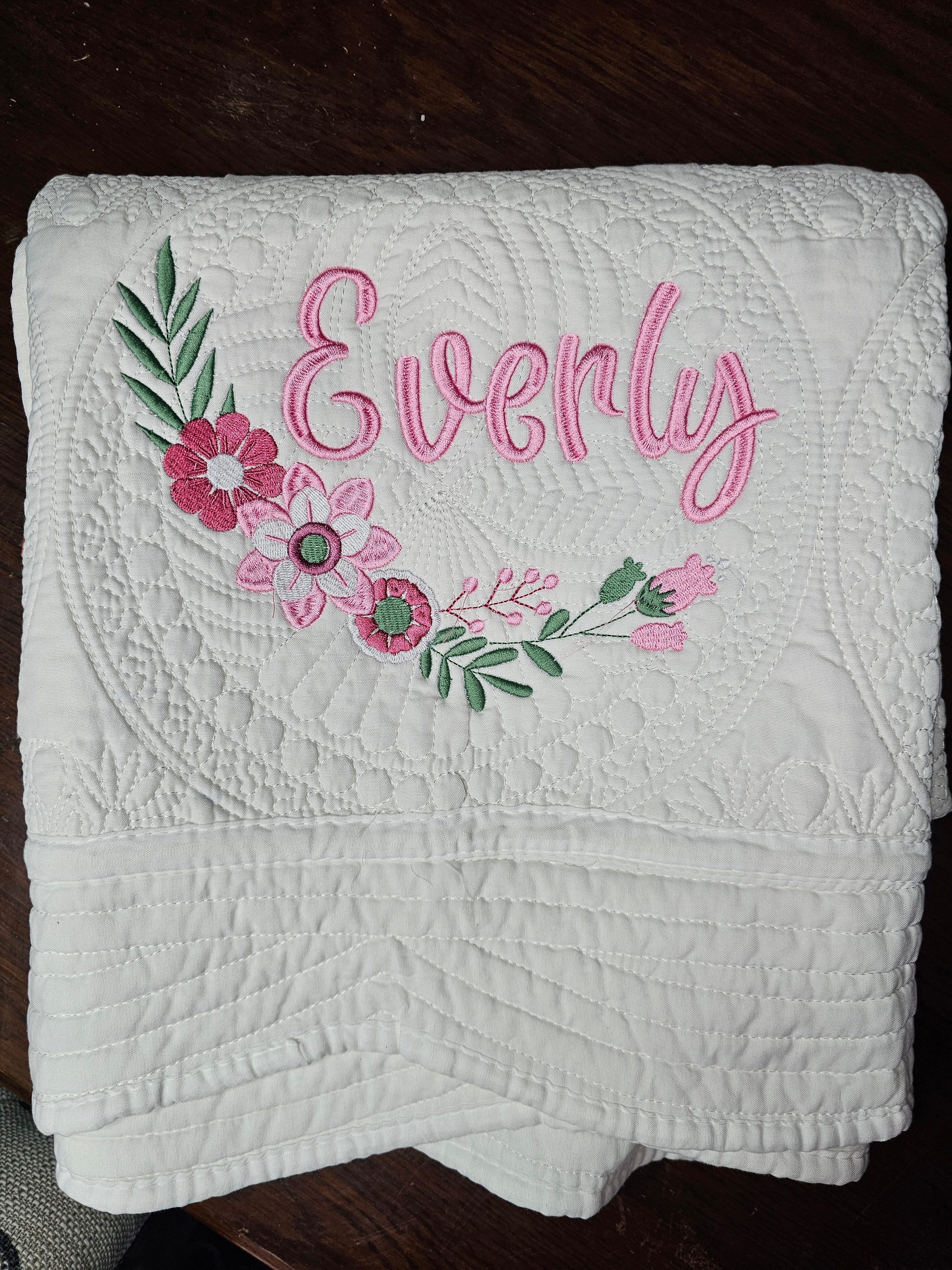 Custom Heirloom quilt (baby)