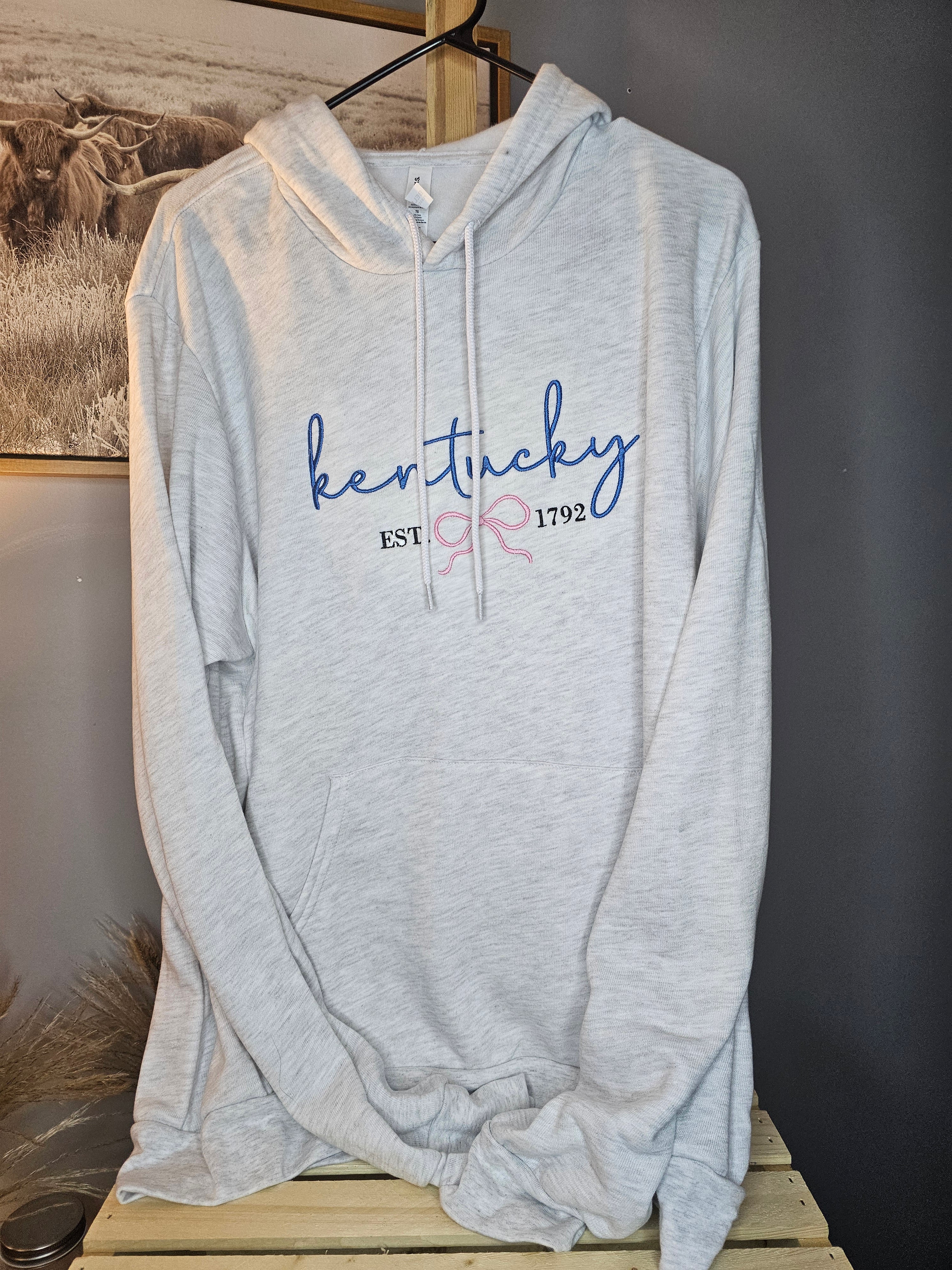 Bella canvas "kentucky" hoodie.
